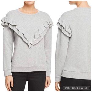 \Velvet by Graham & Spencer\• Ruffle Sweatshirt Top